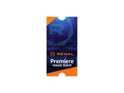 Regal Premiere Movie Ticket